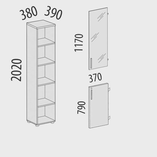 Стеллаж «Альфа 64.538»
